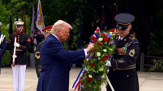 Pres. Trump honors fallen MN airman at Memorial Day ceremony