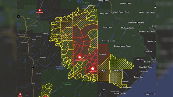 MN wildfires: Authorities granting temporary access to Brimson Complex zone Saturday and Sunday