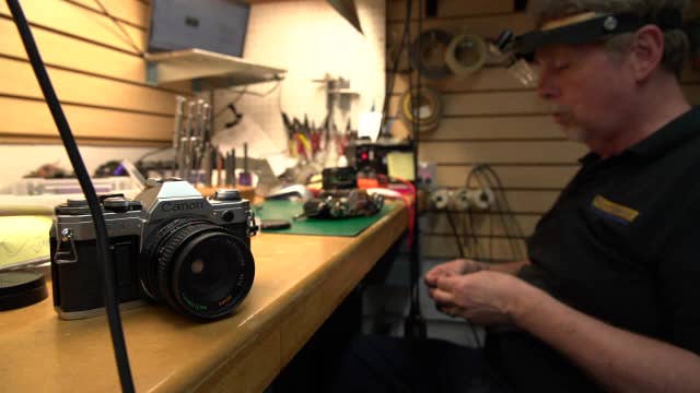 Lindstrom camera repair shop is a snapshot of the past