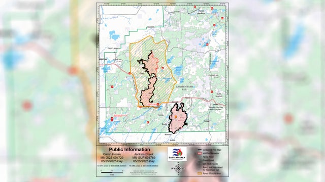 MN wildfires: Progress continues in fight against Brimson Complex fire