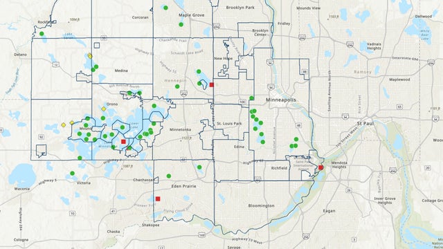 Some beaches closed in Hennepin County after water test results