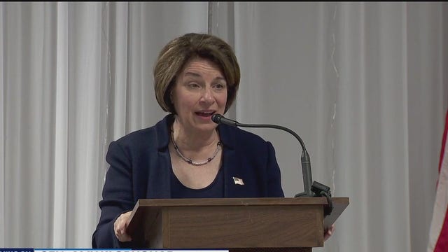 Sen. Klobuchar files first steps toward running for Minnesota governor