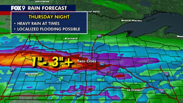 MN weather: Air quality alert; showers and a few strong storms lead to heavier downpours
