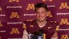 Gophers' star Koi Perich wears WWE-style championship belt at media day