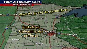 Minnesota weather: Statewide air quality alert issued for wildfire smoke