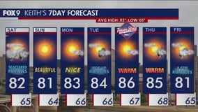 Minnesota weather: Showers push by Saturday morning, scattered rain and storms later