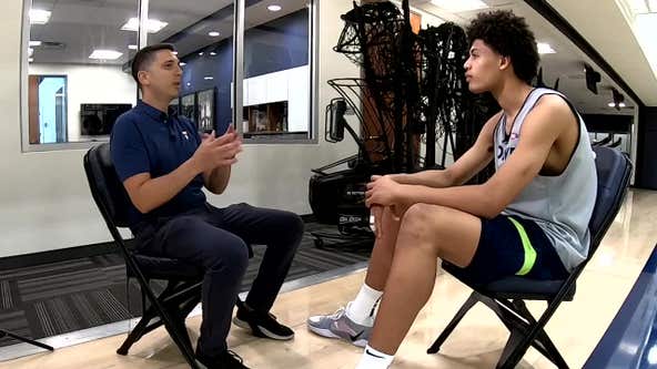 Timberwolves top pick Joan Beringer sits down with Pierre Noujaim