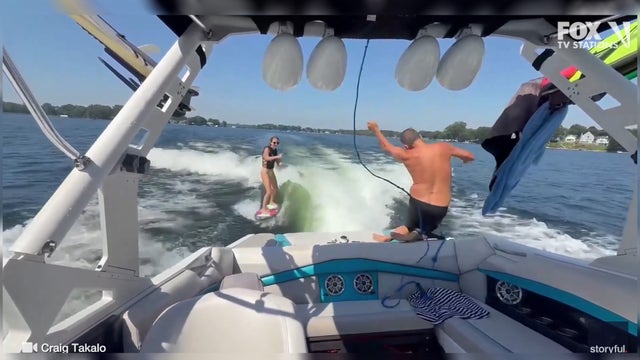 Lake Minnetonka boater's boogie cut short after falling overboard
