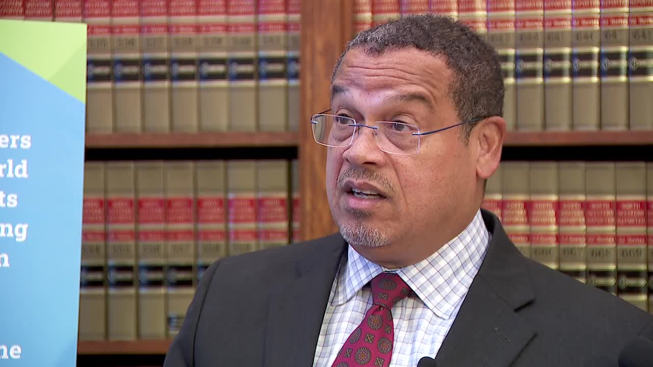 Keith Ellison blasts Minnesota GOP for Derek Chauvin moment of silence