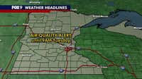 Air quality alert: Heavy surface smoke from Canada wildfires impacting MN on Monday