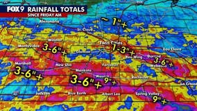 MN weather: Rain totals from weekend storms