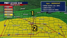 Severe thunderstorm watch in Twin Cities