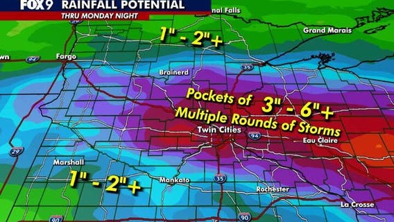 MN weather: Heavy rain may come in parts of Minnesota over the weekend