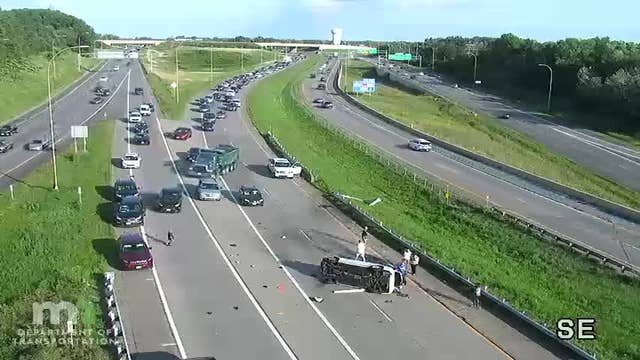 Watch: Motorists race to help woman in Arden Hills fatal crash