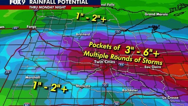 MN weather: Heavy rain may come in parts of Minnesota over the weekend