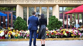 JD Vance visits Annunciation Church a week after mass shooting