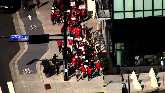 High school students march for action against gun violence in Minneapolis