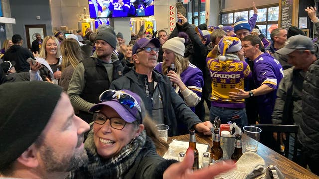 Vikings bars in Minnesota that have sound on for games: Map