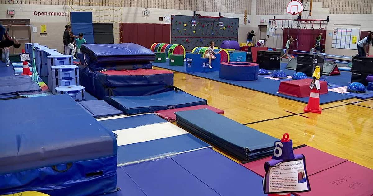 School honors cancer victim with expanded Ninja Warrior course