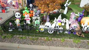 Farmington widower's Halloween haunt combats food shelf shortages