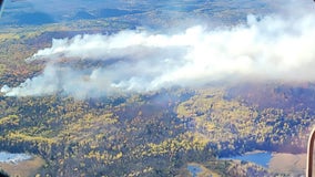 Crews battle wildfire at Minnesota state park along Lake Superior North Shore