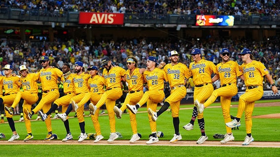 Savannah Bananas playing at Target Field in August 2026
