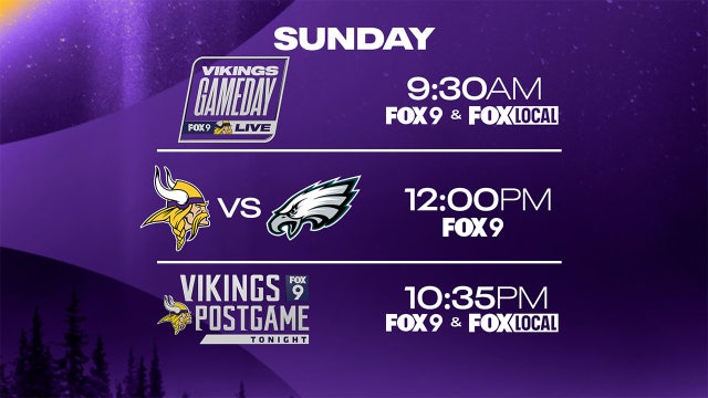Vikings-Eagles: How to watch the game on FOX 9