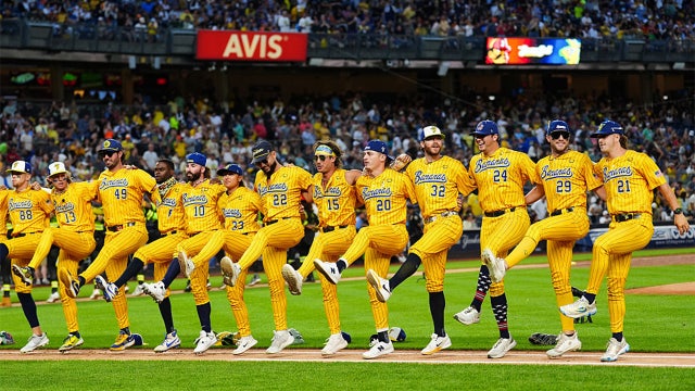Savannah Bananas playing at Target Field in August 2026