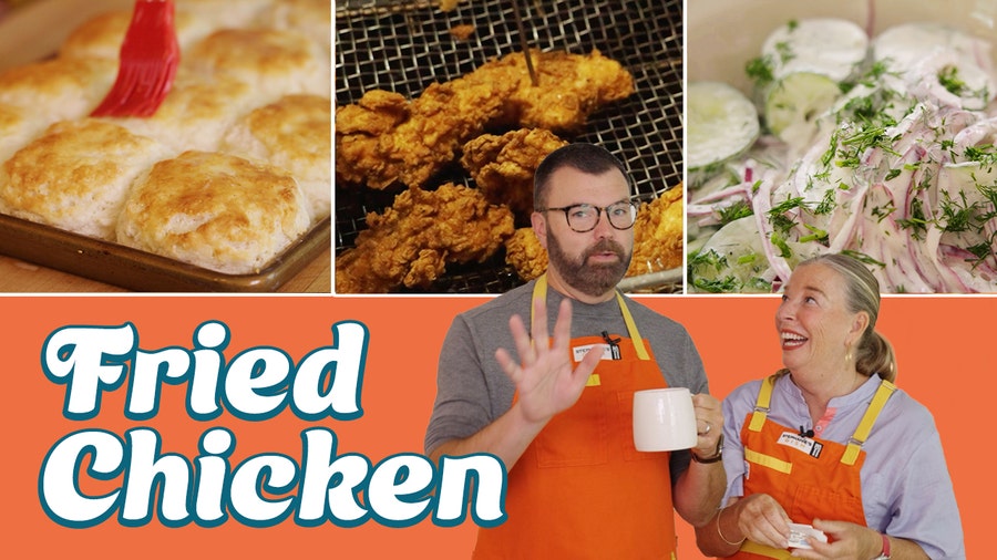 Taste Buds: Crispy Fried Chicken and Buttermilk Biscuits