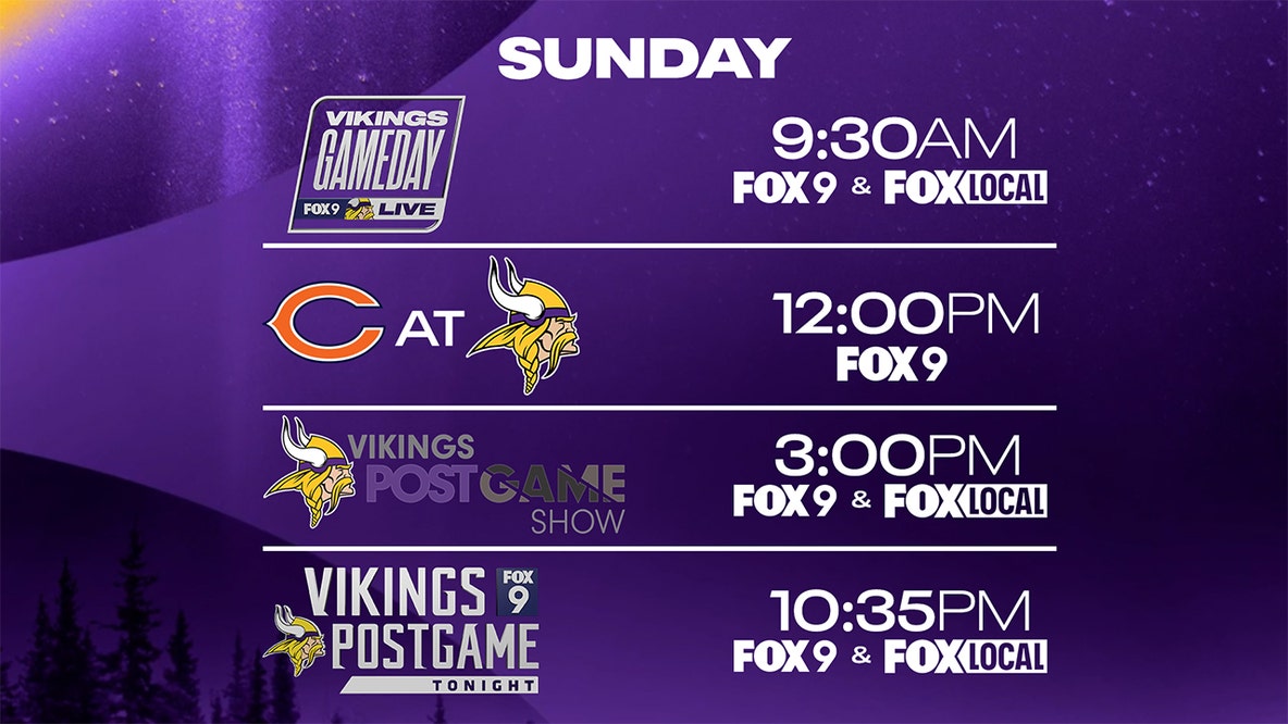 Vikings-Bears: How to watch the game on FOX 9