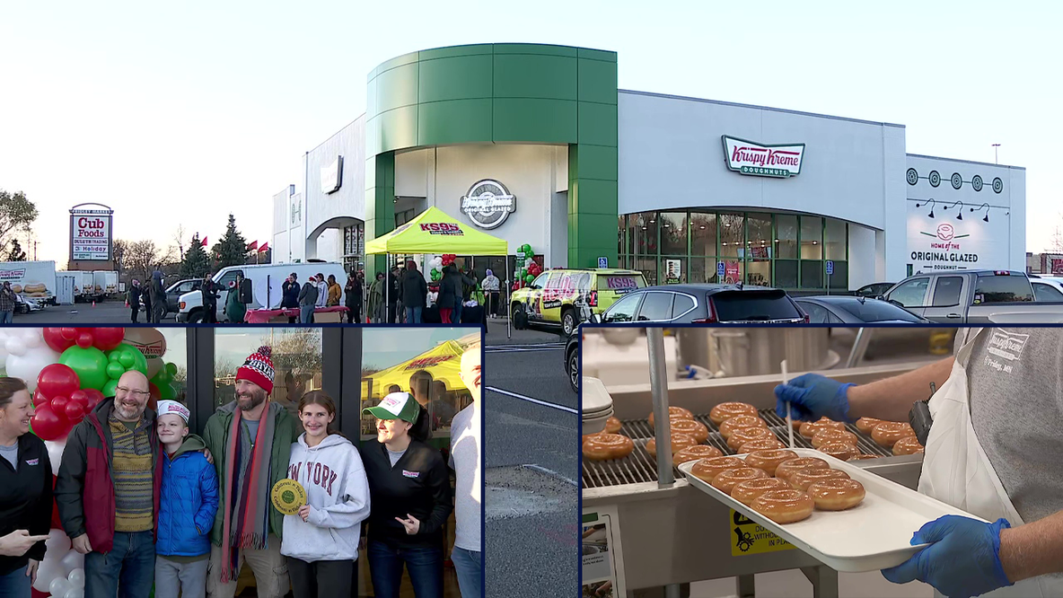 Krispy Kreme opens in Fridley: Minnesotans camp out for doughnuts