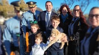 Annunciation: Minneapolis police gift puppy to Merkel family