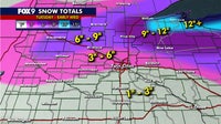 MN weather: Snow totals from Tuesday-Wednesday’s storm