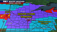 Winter storm warning for Twin Cities, blizzard warning for western MN