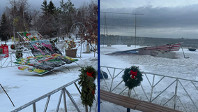 Bentleyville USA closed in Duluth due to winter storm damage