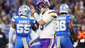 J.J. McCarthy gets emotional after Vikings beat Lions, 27-24: 'It was awesome'