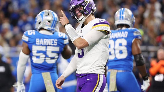 J.J. McCarthy gets emotional after Vikings beat Lions, 27-24: 'It was awesome'