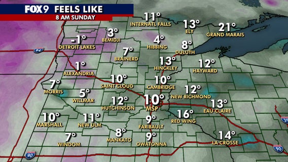 Minnesota weather: Here's how cold it was Sunday morning