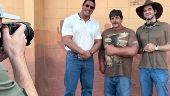 Minnesota arm-wrestling champ tries hand at movie-making with 'The Rock'