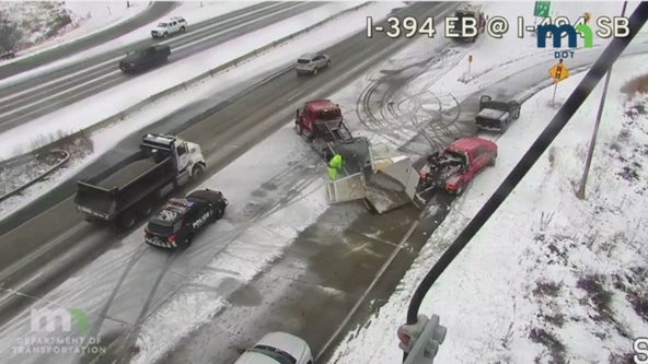 MN weather: Over 200 crashes reported due to snowy roads