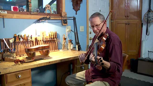 New Brighton violin designer helps save David Byrne's show at Orpheum Theater