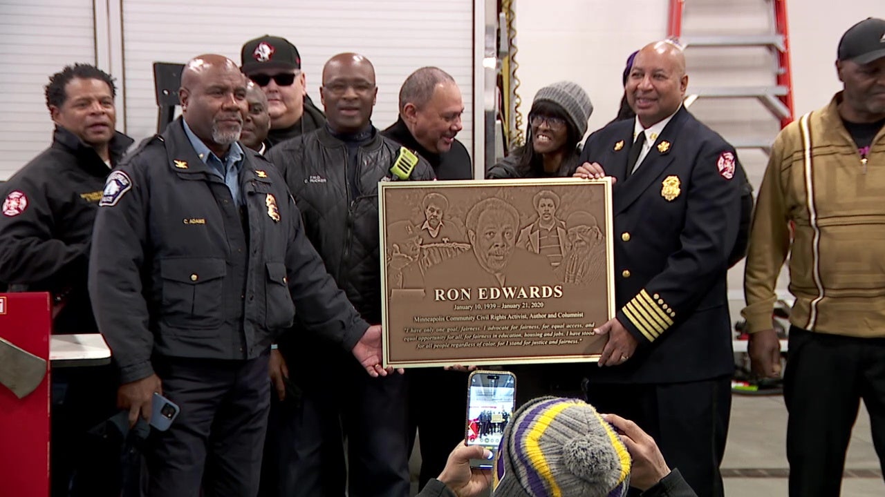 Civil rights leader Ron Edwards honored by Minneapolis Fire Department