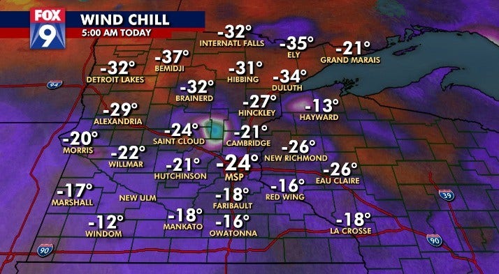 Minnesota weather: How cold it got on Saturday