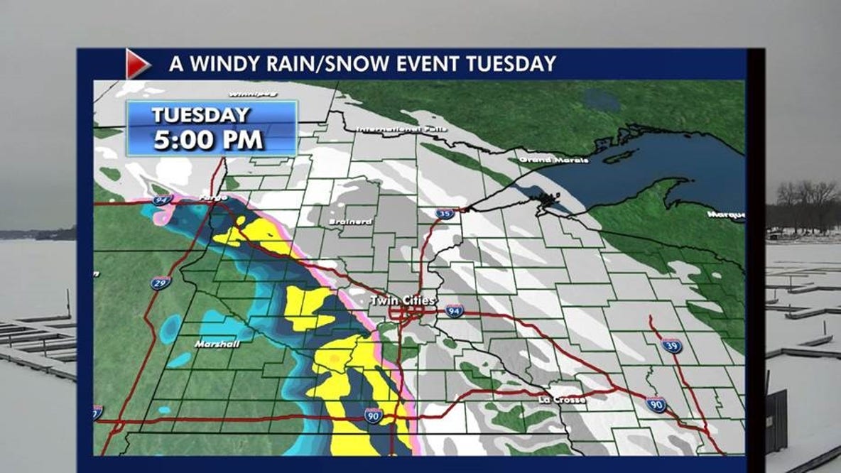 Minnesota weather: Snow, freezing rain expected on Tuesday