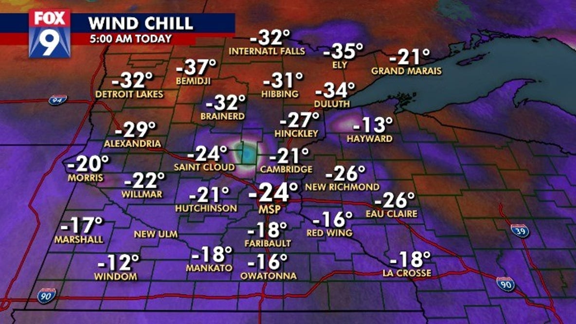 Minnesota weather: How cold it got on Saturday