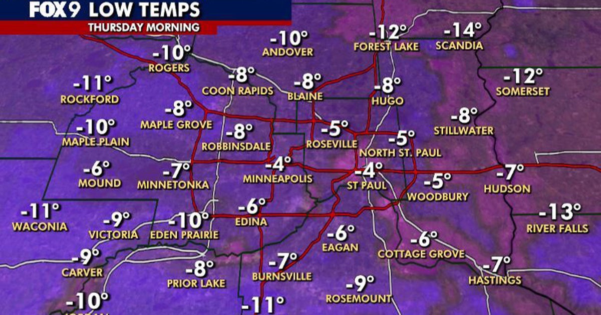 Minnesota weather: Here's how cold it got Thursday morning | FOX 9 ...