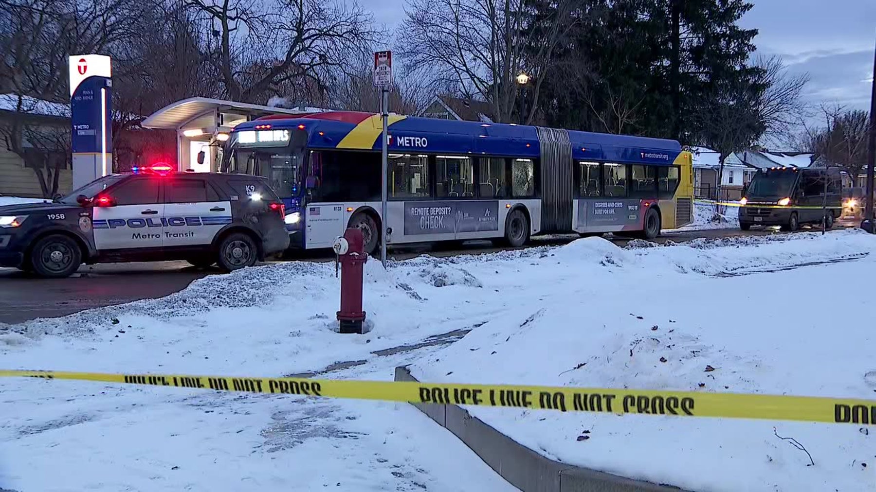 Shooting on Metro Transit bus leaves 3 injured, police searching for suspect