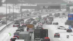 Slick spots on Minnesota roads after snowfall ends Friday