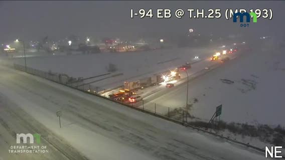 Semi-truck pileup spills pasta all over I-94 in Monticello