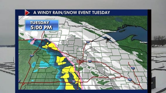 Minnesota weather: Snow, freezing rain expected on Tuesday